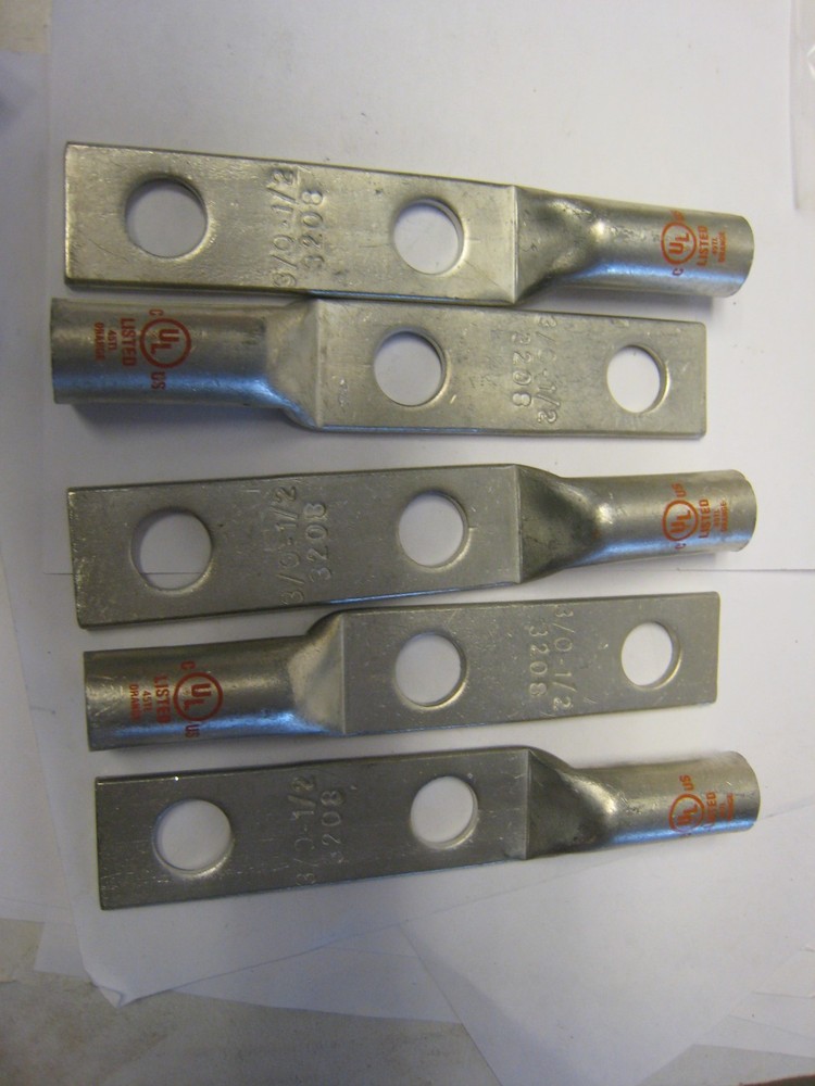5 yes 5 Southwire 3208 Two-Hole 3/0 AWG Long Barrel Compression Lug
