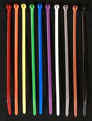 BULK VALUE Thomas & Betts Ty-Rap TY525M-CLRS 10 packs@100 pieces = 1,000 pieces