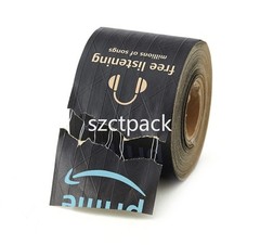 4 ROLLS! 3 Inch X 164 Ft Kraft Tape Amazon Prime Self Adhesive Ships （From USA）