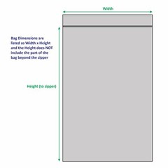 500 Reloc Zippit Assorted 10×10″ 10×13″ 12×15″ 13×15 13×18 2Mil Clear Zipper Bag