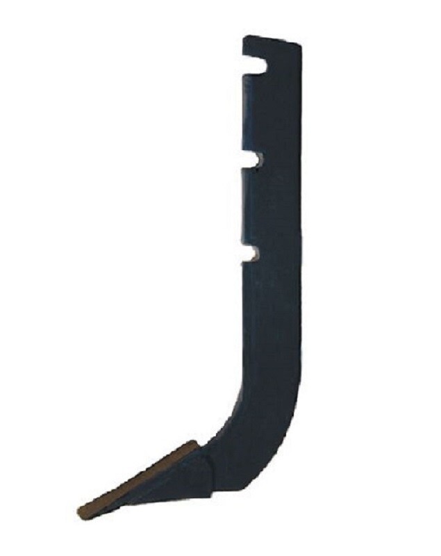 18″ x 2.50″ x 0.75″ Box Blade Shanks & Point w/ 3 Half Slots on Front 49686