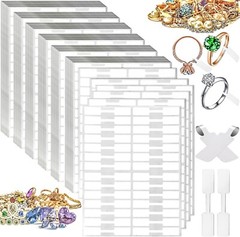 2000 Pcs Blank Jewelry Price Tags Jewelry Stickers Necklace Ring Display Labels