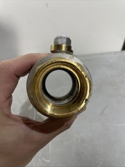 NOS Proline 107-007NL 1-1/2″ FIP x 1-1/2″ Brass FIP Ball Valve Full Port Lever