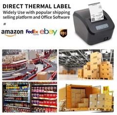 3000 4×6 Fanfold Direct Thermal Shipping Labels Perforated Label / UPS CERTIFIED