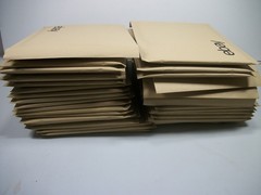 6.5” x 9.25” Kraft Padded Bubble Mailer Black Logo ebay Shipping Supplies 40 Ct