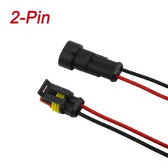 2/3/4/6-Pin Way Car Waterproof Male Female Electrical 18AWG Wire Connector Plug