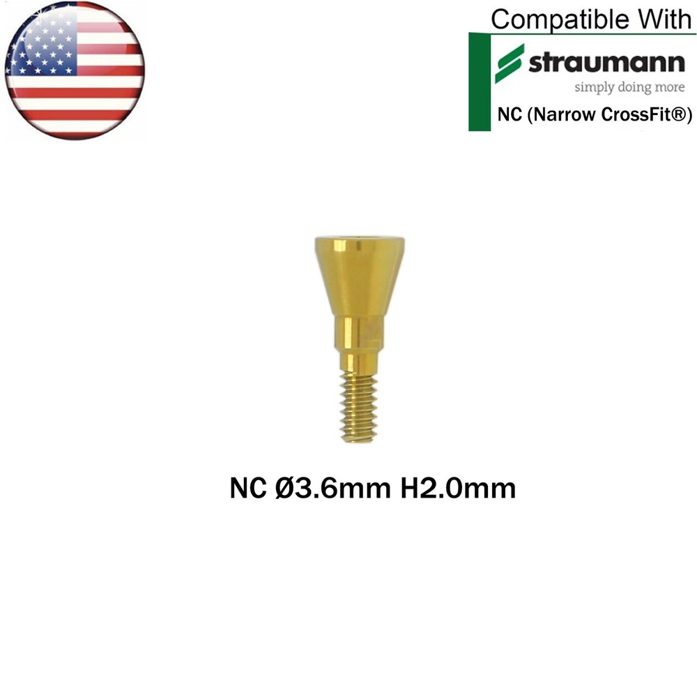 US Dental NC Healing Abutment Healing Closure Caps Fits Straumann ITI Bone Level