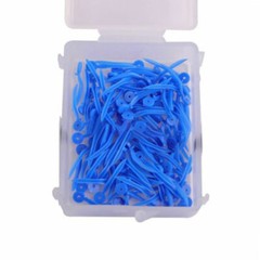 Pack of 100 Dental Plastic Wedges with Dental Holes 4 Colors XS/S/M/L