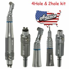NSK Style Dental Slow Low Speed Handpiece Straight Contra Angle Air Motor 4/2H