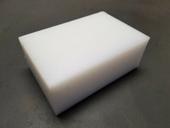 (Qty 2) UHMW Polyethylene Plastic 2-1/2” x 5” x 7” (oversized) FREE SHIPPING
