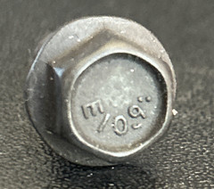 100qty M6 x 18mm Hex Flange Bolts Class 10.9 Black Oxide