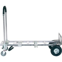 Aluminum 2-in-1 Convertible Hand Truck with Pneumatic Wheels – Senior