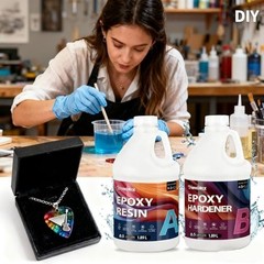EPOXY RESIN 1 GALLON KIT * CLEAR * UV RESISTANT * LAMINATING * FIBERGLASS * Flow