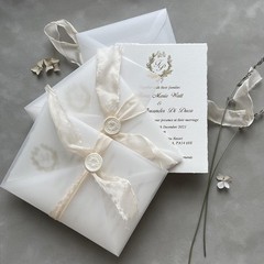 20 PCS 5×7 Inch A7 Plain Transparent Vellum Envelopes Wedding Invitations
