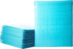 PASTEL BLUE COLOR POLY BUBBLE MAILERS SHIPPING PADDED BAGS MAILING ENVELOPES