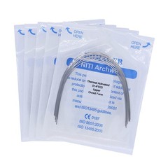 20×Dental Orthodontic Niti Thermal Activated Rectangular Arch Wires 14×25 Upper