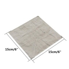 LTKJ 3PCS 500 Mesh 25 Micron Stainless Steel Wire Cloth Screen Square Silver