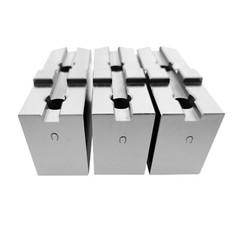 AMERICAN STANDARD ALUMINUM SOFT JAWS FOR TONGUE & GROOVE 6″ CHUCK 1.5″ HT (3 PC)