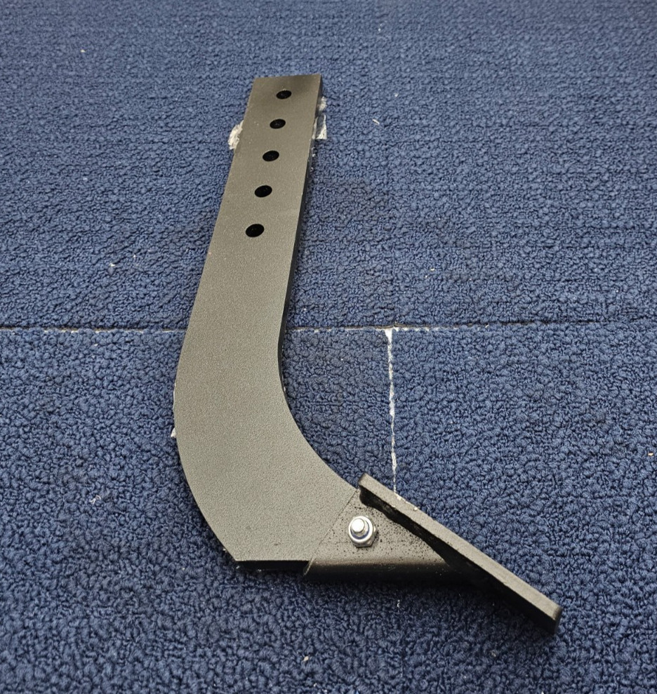 Box Blade 16-inch Ripper Shank 5-Hole Box Scraper Shank, Black