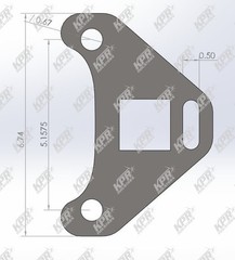 China Mini Excavator Drive Motor Reinforcement Bracket DIY Kit w/tube & D-rings