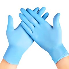 High Quality biodegradable Nitrite Gloves Size M-L-XL Box Of 100 Gloves