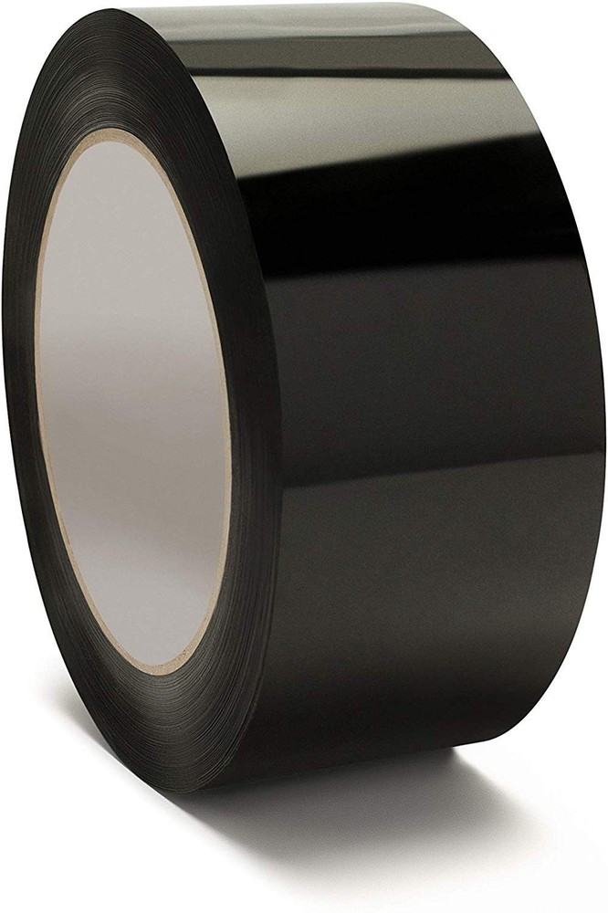 12 Rolls Black Carton Sealing Tape 2″ x 110 Yards Box Shipping Moving Tape 2 Mil