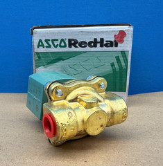 ASCO RedHat 8210G093 Solenoid Shutoff Valve 3/8in Brass 120V 150 PSI