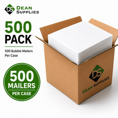 4×7 Bubble Mailers White 500 Pack Padded Shipping Envelopes Peel