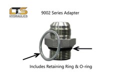 Male JIC x Male British Parallel Pipe BSPP Hydraulic Adapter Multiple Variations