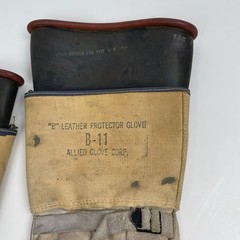 1967 CHARCO Rubber Lineman Gloves w/Allied B-11 Leather Protectors Display Only