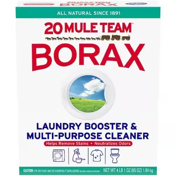 20 Mule Team Detergent Booster – 65oz Multi-Purpose Household Cleaner (65 loads)