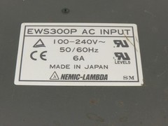 Nemic Lambda EWS300P 100-240V 50/60Hx 6A AC Input Power Supply