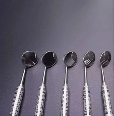 Lot of 5 Pcs Hu-Friedy MH5 Mirror Satin Steal Handle