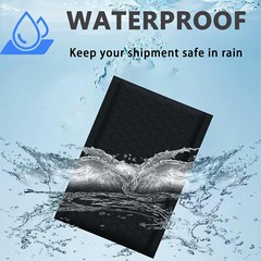 #4 9.5×14.5 Poly Bubble Mailers Padded Envelope Shipping Bag Black 5-1000 Pieces