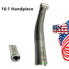 Dental Electric LED Brushless Micro Motor w/1:1 1:5 16:1 Fiber Optic Handpiece