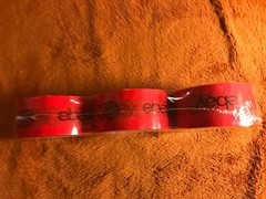 3 Rolls EBAY BRANDED Packaging Tape RED Color Logo 2″ x 75 yards NEW SEALED