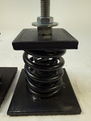 Spring Vibration Isolator Mounts 700 Lb Capacity Machine Foot Pads Pair