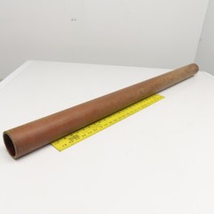 Garolite Or Phenolic Tube 3″ OD x 2-1/2″ x 1/4″ Wall 48″ OAL Grade Unknown