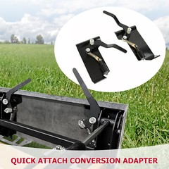 Weld-On Skid Steer Quick Attach Bucket Conversion Adapter Latch Plates Universal