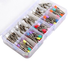 200pcs US Mixed Dental latch type prophy polishing brush flat tapered Brushes ty