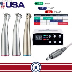 NSK Style Dental Brushless LED Electric Micro Motor 1:5 Increasing Handpiece New