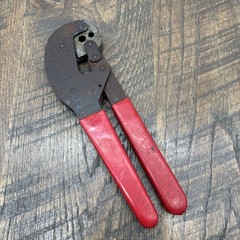 Unbranded Generic 9″ Coax cable crimper Pliers, w/ Red Grips Made In Taiwan