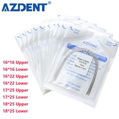 AZDENT Dental Orthodontic Super Elastic Niti Arch Wire Rectangular Natural Form