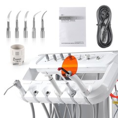 360° Swivel Dental Hygiene Prophy Handpiece Air Motor 4 Holes W/ 4:1 Nose Cone