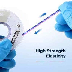 Dental Orthodontic Elastic Rubber Power Chain Braces Bands color combination