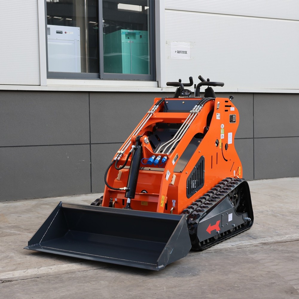 24HP Mini Skid Steer Tracked Loader 3-Pumps 2-Cylinder Gas Engine FREE SHIPPING