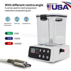 Dental Brushless LED Electric Motor fit 1:1 /1:5 /16:1 For Lab Practice