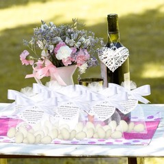 Fullhawl 150 Sets Wedding Italian Almond Favors For Guests Include Five Wishes