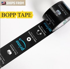 4 ROLLS! 3 Inch X 164 Ft Kraft Tape Amazon Prime Self Adhesive Ships （From USA）
