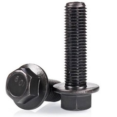 M16 x 1.5 Fine Thread Class 10.9 Hex Head Flange Screws Frame Bolts Black Oxide